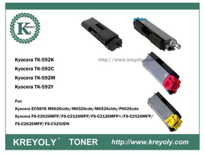 TK-590/592/594 COLOR TONER CARTRIDGE FOR KYOCERA FS-C2026 C2126MFP C5250DN